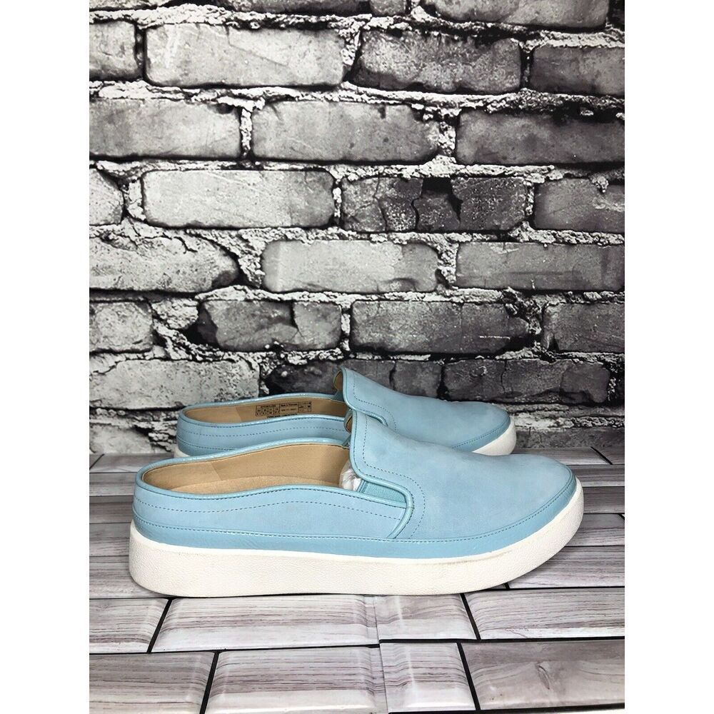 Vionic Effortless Porcelain Blue Suede Leather Comfort Shoes Women 8.5M US/40EU